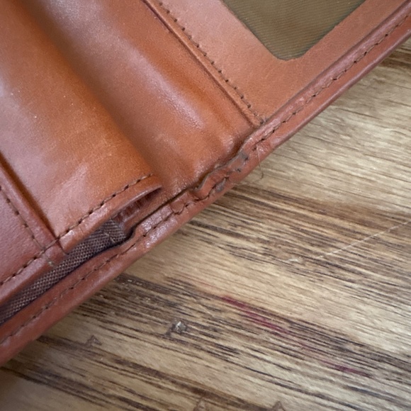 Dooney & Bourke Wallet Organizer Checkbook Holder Trifold Green AWL Vintage Y2K - Picture 14 of 16